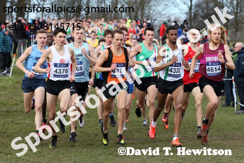 Senior mens 2019 British Athletics Inter Counties Cross Country, Prestwood Hall, Loughborough. Photo:  David T. Hewitson/Sports for All Pics